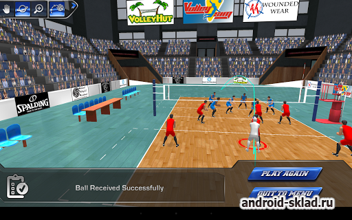 VolleySim - волейбол на Андроид