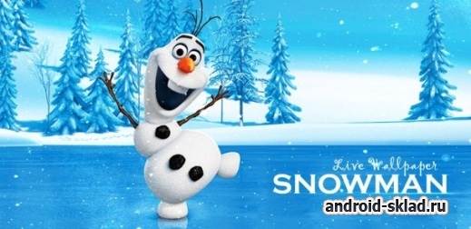 Snowman - живые обои со снеговиком на Android