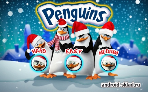 Детские пазлы с пингвинами из Мадагаскара для Android