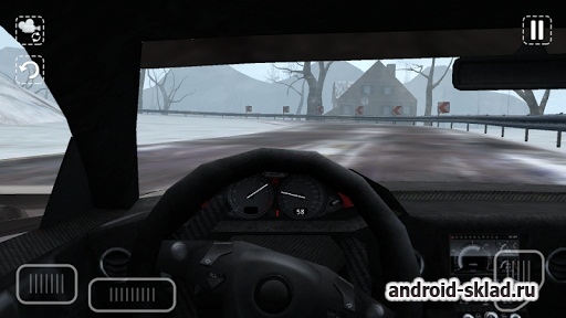 Winter Drive 3D - зимние гонки на Android