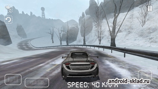 Winter Drive 3D - зимние гонки на Android