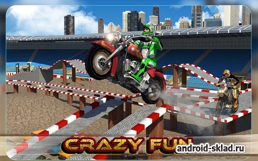 Crazy Biker 3D - сумасшедший мототриал на Android