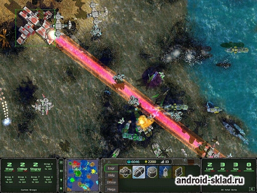 Land Air Sea Warfare - RTS на Андроид