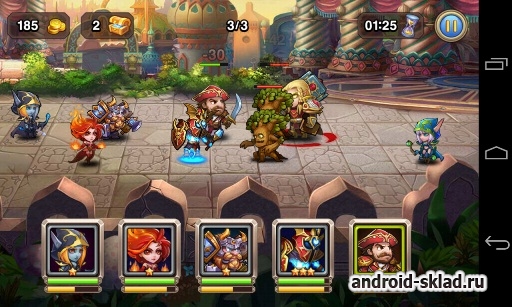 Heroes Clash - уникальная РПГ на Андроид
