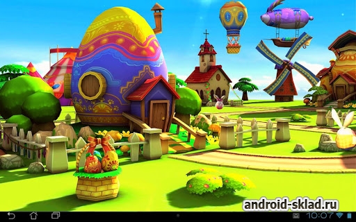 Easter 3D - пасхальные живые обои на Android