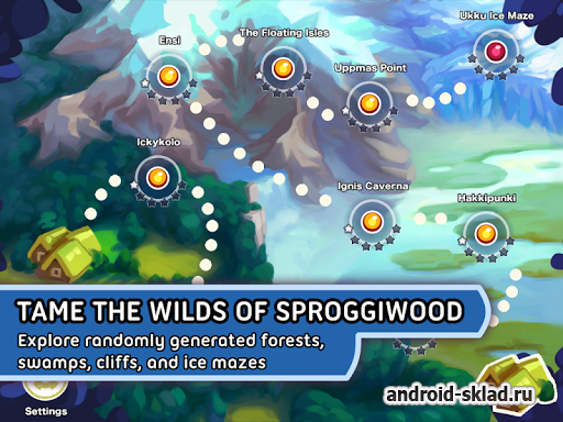 Sproggiwood - еще один хороший "Рогалик" на Андроид