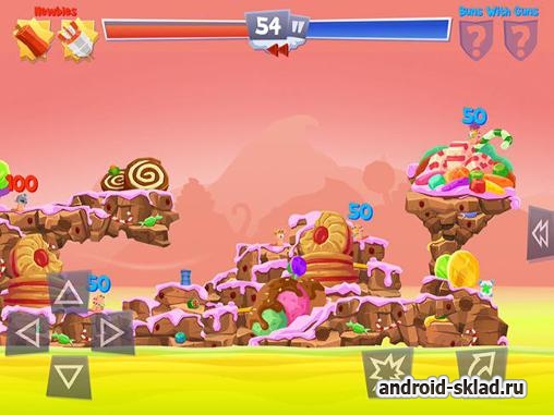 Worms 4 - война червяков на Android Worms 4 - война червяков на Android