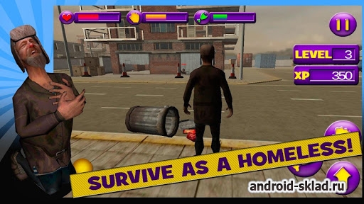 Homeless Survival Simulator 3D - Симулятор Бомжа 3D для Андроид Homeless Survival Simulator 3D - Симулятор Бомжа 3D для Андроид
