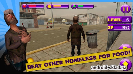 Homeless Survival Simulator 3D - Симулятор Бомжа 3D для Андроид