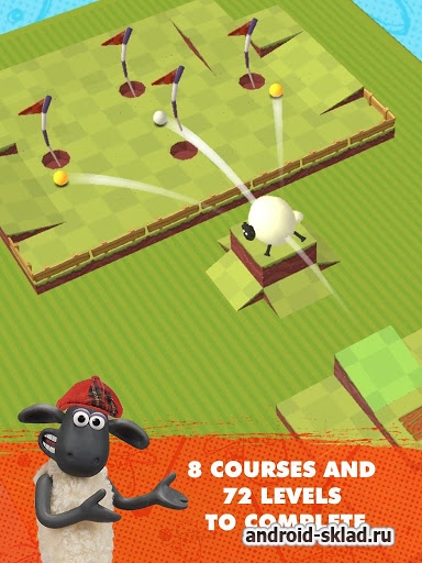 Shaun the Sheep - мини гольф для Android