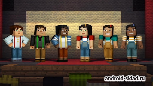 Minecraft Story Mode - новые приключения в мире Майнкрафт на Андроид