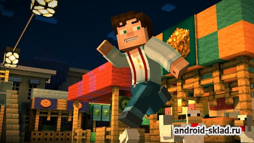 Minecraft Story Mode - новые приключения в мире Майнкрафт на Андроид