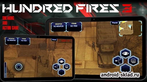 HUNDRED FIRES 3 - интересный сюжетный стелс-шутер на Android