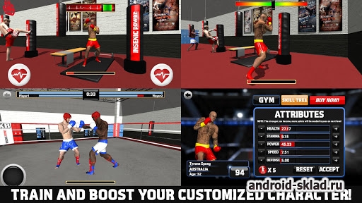 Kickboxing Road To Champion P - реалистичный кикбоксинг на Андроид