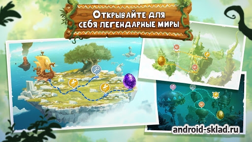 Rayman Adventures - красочная аркада на Андроид Rayman Adventures - красочная аркада на Андроид