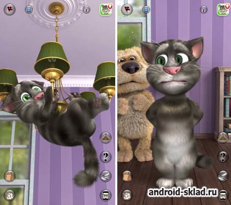 Talking Tom Cat 2 - говорящий кот Том с новыми приключениями на Андроид