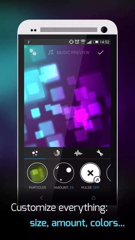 Скриншот BLW Music Visualizer Wallpaper №3