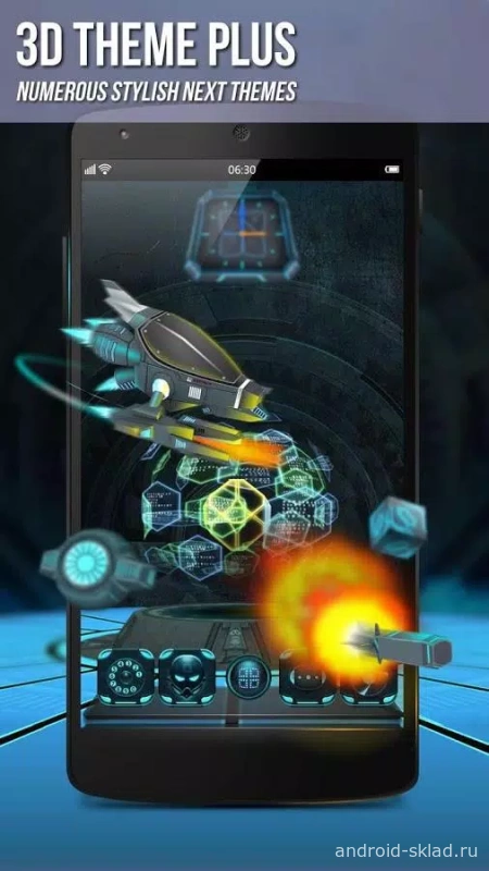 Скриншот Next Launcher 3D Shell №3