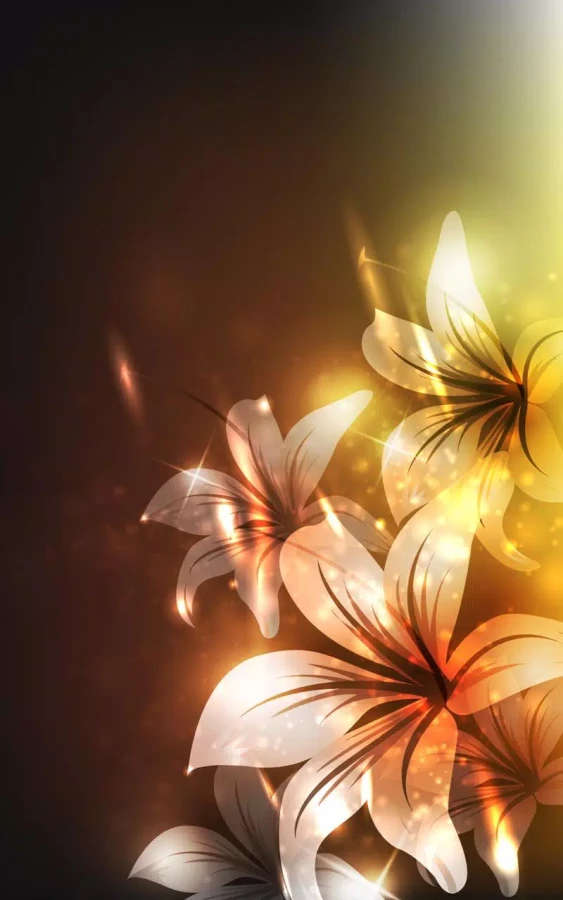 Скриншот Glowing Flowers Live Wallpaper №5