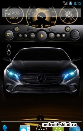 Скриншот Mercedes Live Wallpaper №2