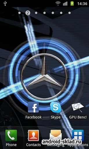 Скриншот Mercedes Live Wallpaper №3