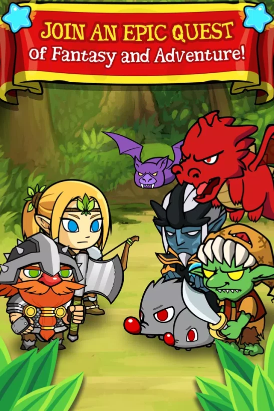 Скриншот Puzzle Heroes - Fantasy RPG №1