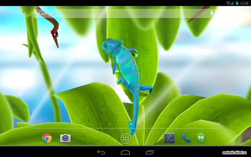 Скриншот Chameleon 3D Live Wallpaper №3