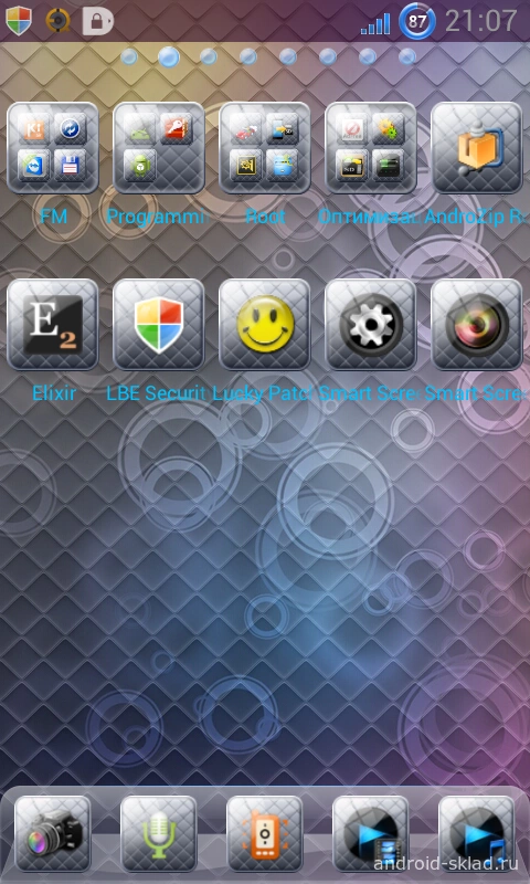 Скриншот MosaicTiles Theme №1