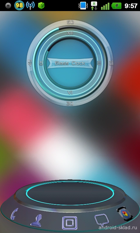 Скриншот Aero-HD Next Launcher 3D Theme №1