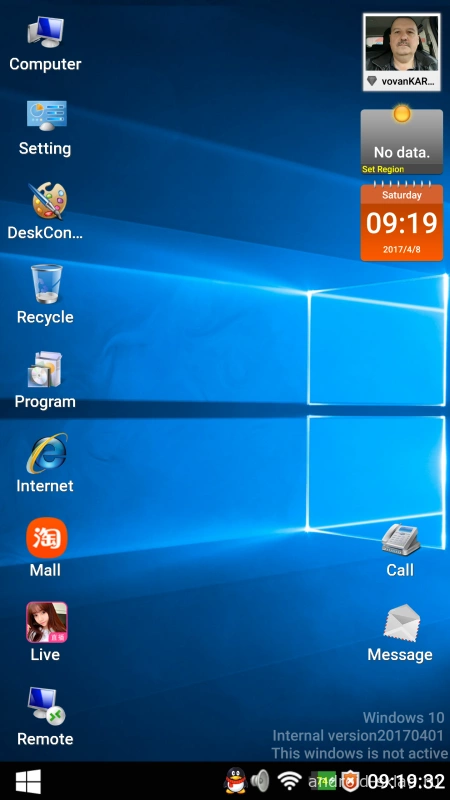 Скриншот Android Windows 7 №1