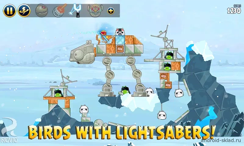 Скриншот Angry Birds Star Wars №2
