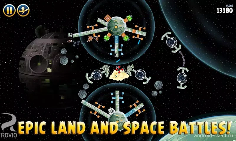 Скриншот Angry Birds Star Wars №4