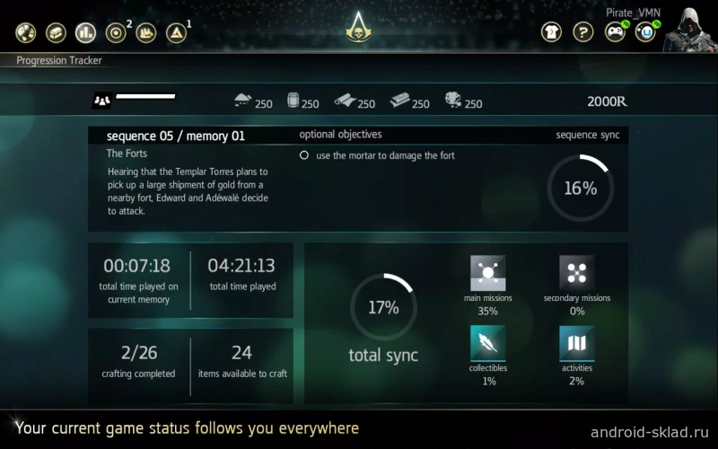 Скриншот Assassin’s Creed® IV Companion №3