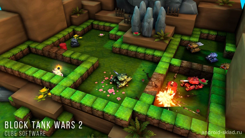 Скриншот Block Tank Wars 2 №4