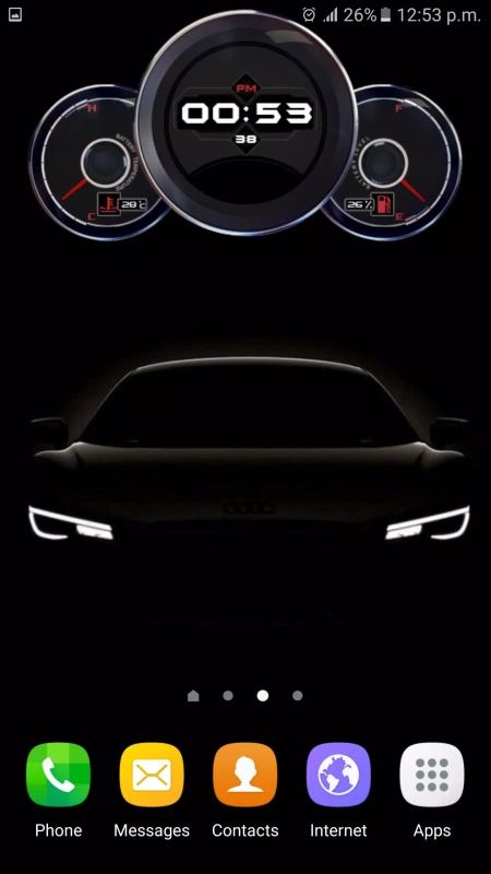 Скриншот Clock Live Wallpaper №4