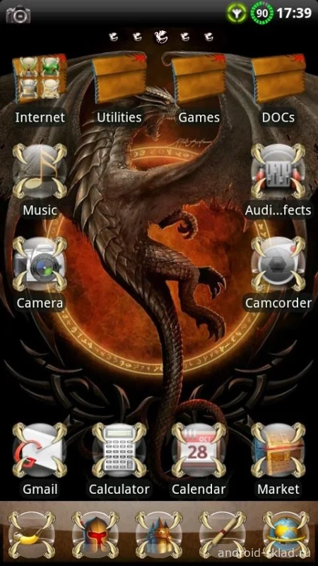 Скриншот Dragon Theme №1