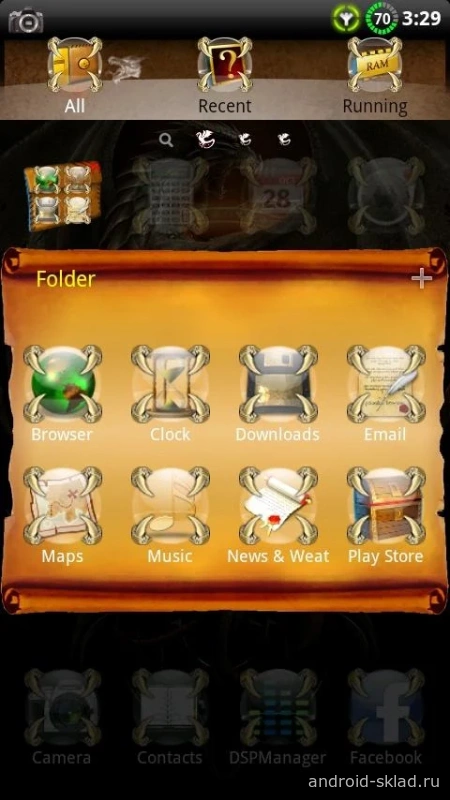 Скриншот Dragon Theme №4