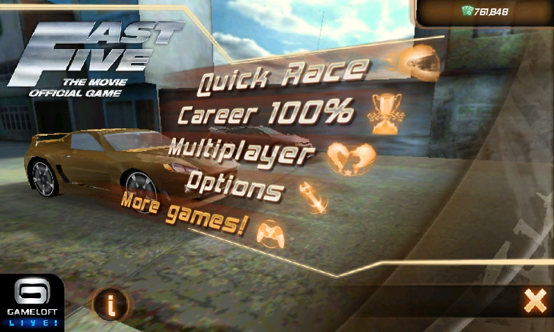 Скриншот Fast Five the Movie Official Game HD №1