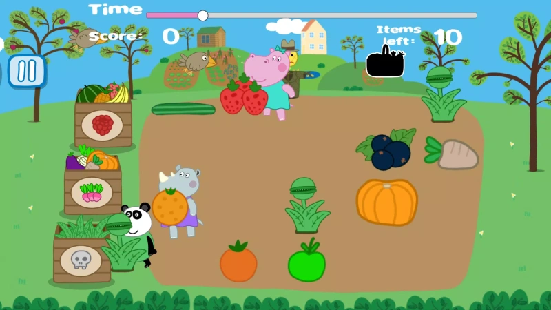 Скриншот Hippo Pepa's Garden №4