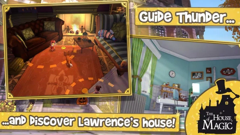 Скриншот Кот Гром и заколдованный дом №1