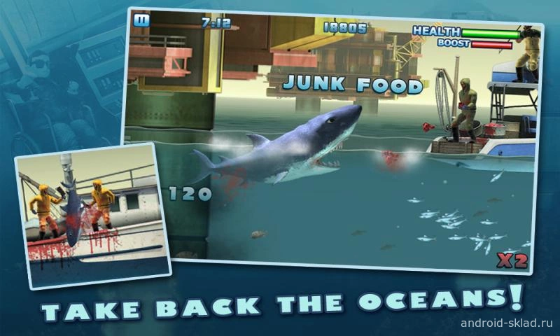 Скриншот Hungry Shark 3 №2