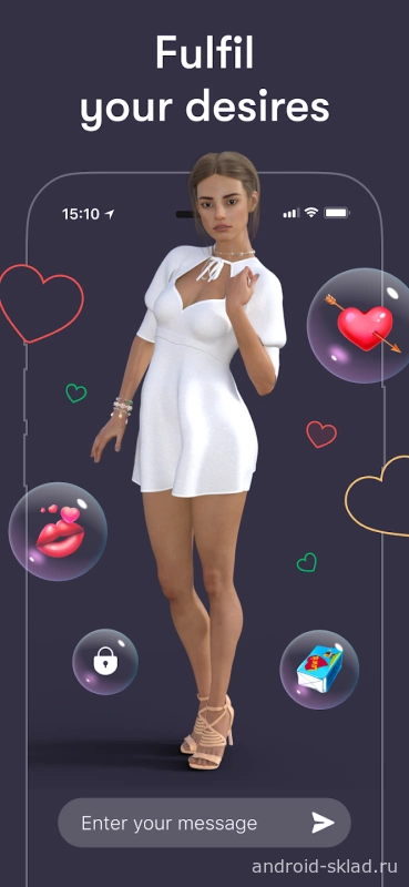 Скриншот iGirl: Virtual AI Girlfriend №3