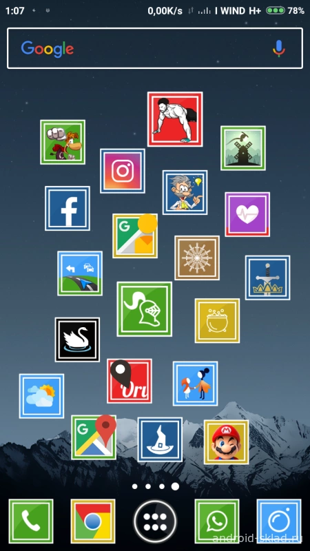 Скриншот Lancelot Icon Pack №1