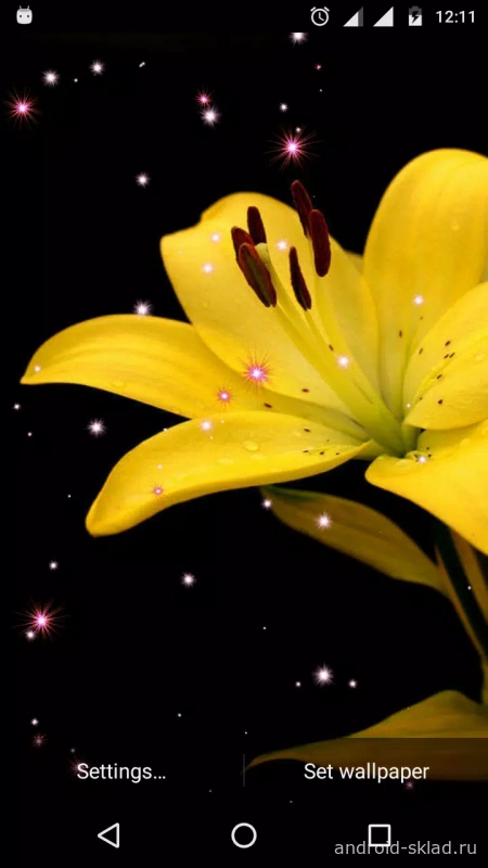 Скриншот Lucky Lily & Lily Flower Live Wallpaper №4