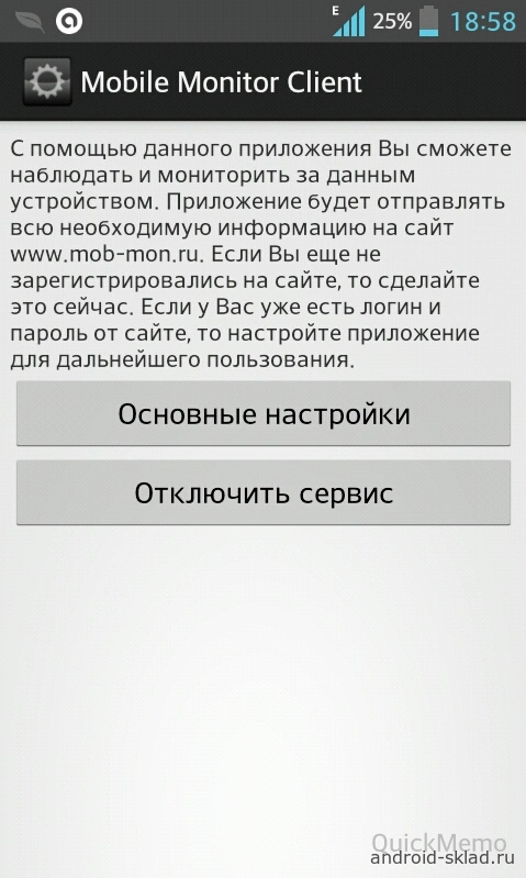 Скриншот Mobile Monitoring №1