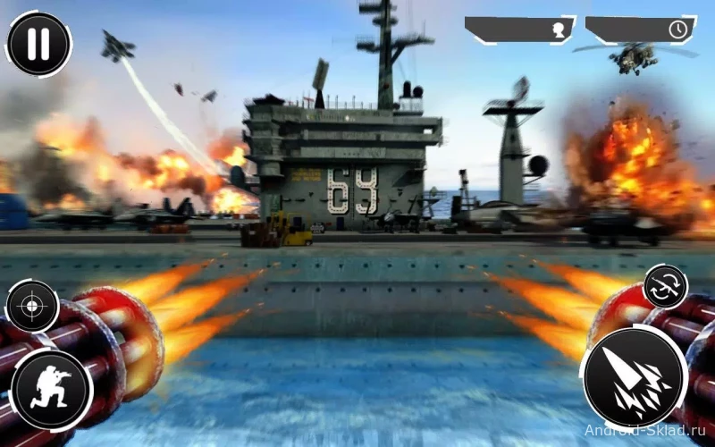 Скриншот Navy Gunner Shoot War 3D №1