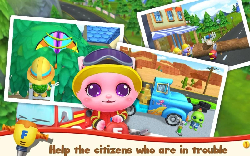 Скриншот Pet Heroes Fireman №3