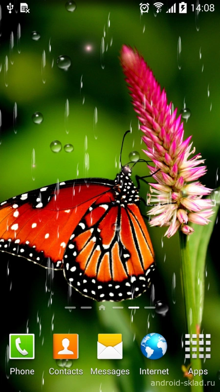 Скриншот Rain Live Wallpaper №2