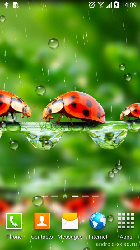 Скриншот Rain Live Wallpaper №4