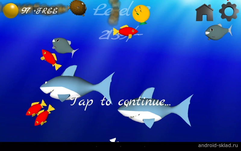 Скриншот Реактивная рыба №1